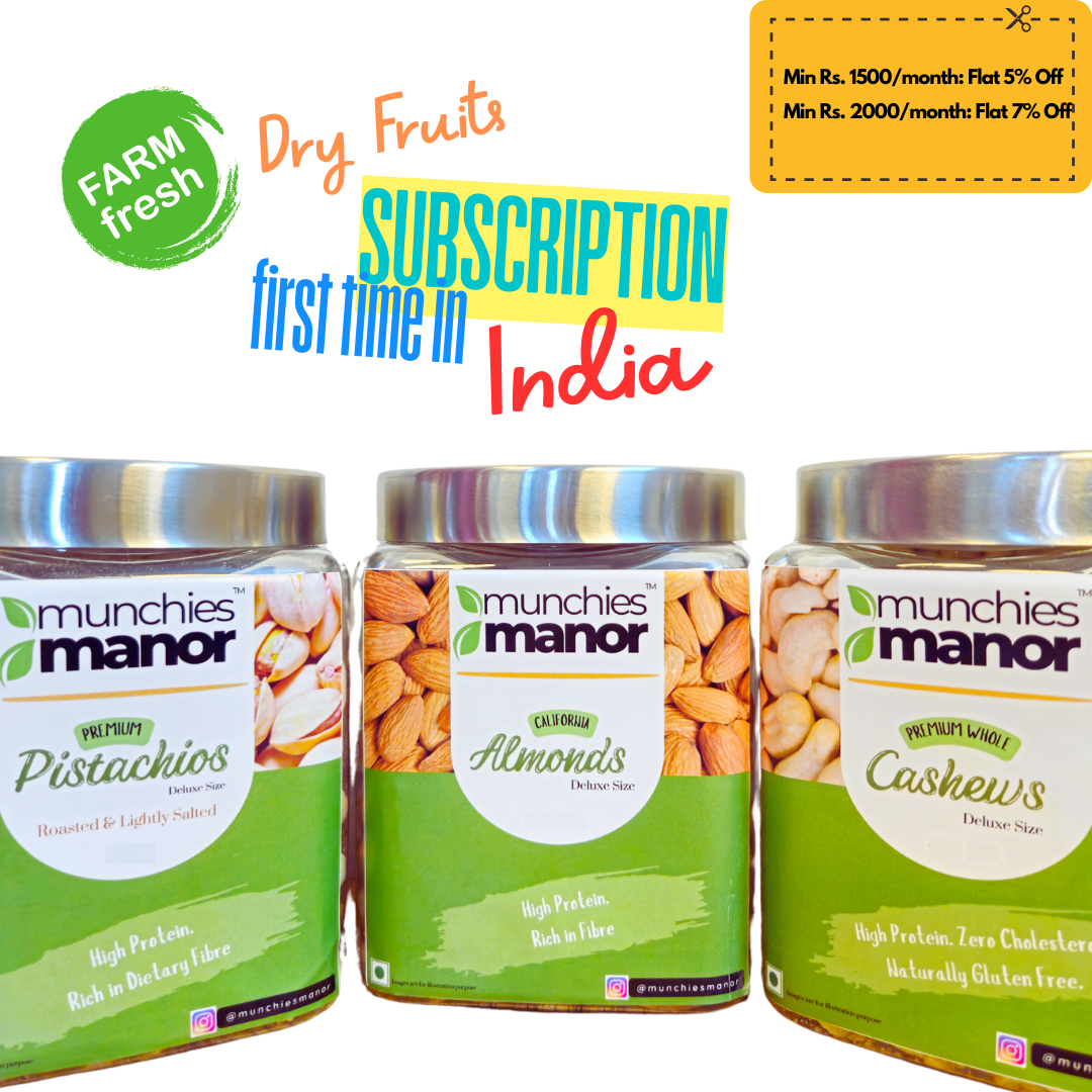 Subscription 3 Months (Premium made to order Dry Fruits)