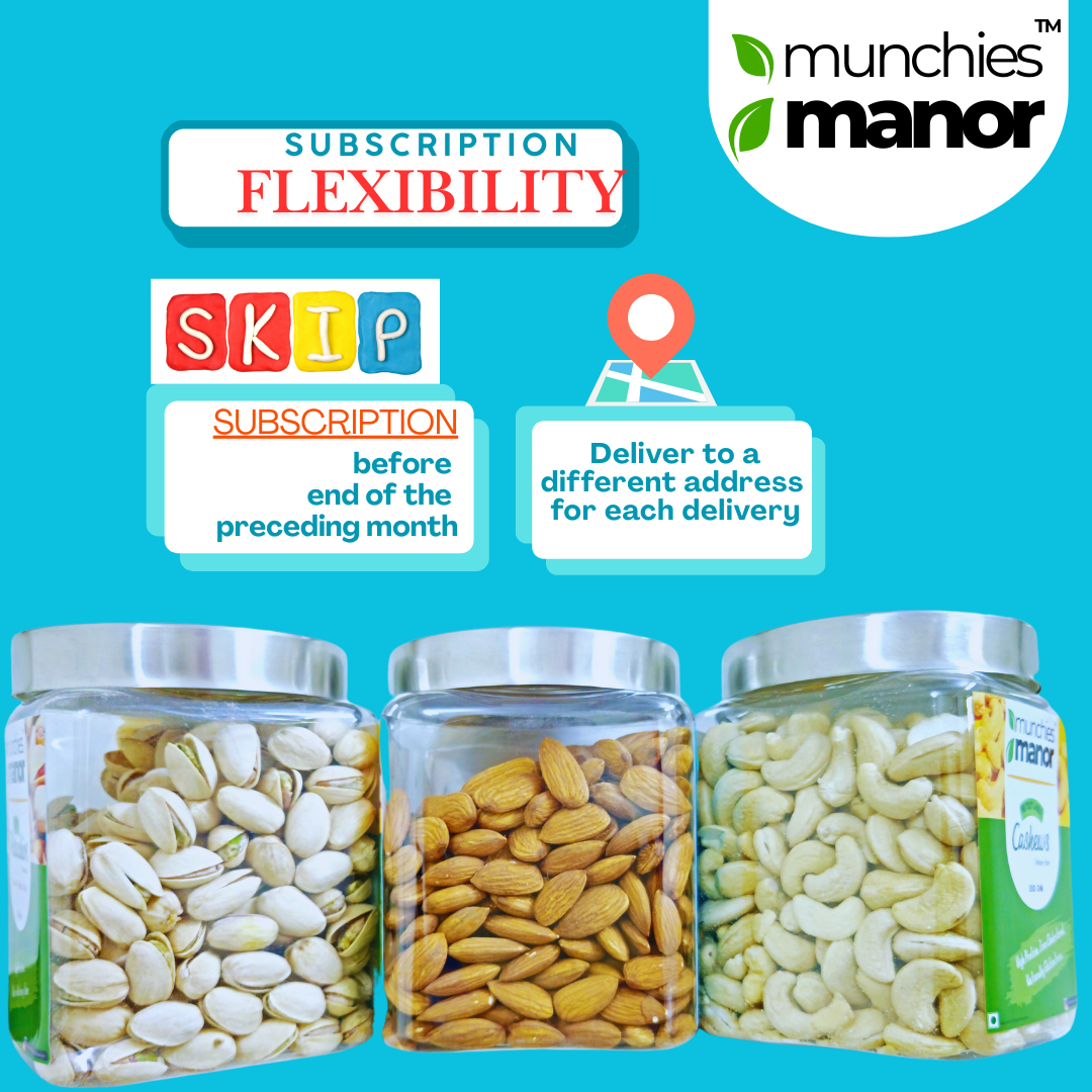 Subscription 3 Months (Premium made to order Dry Fruits)